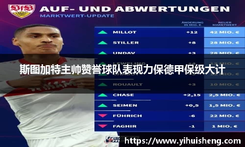斯图加特主帅赞誉球队表现力保德甲保级大计